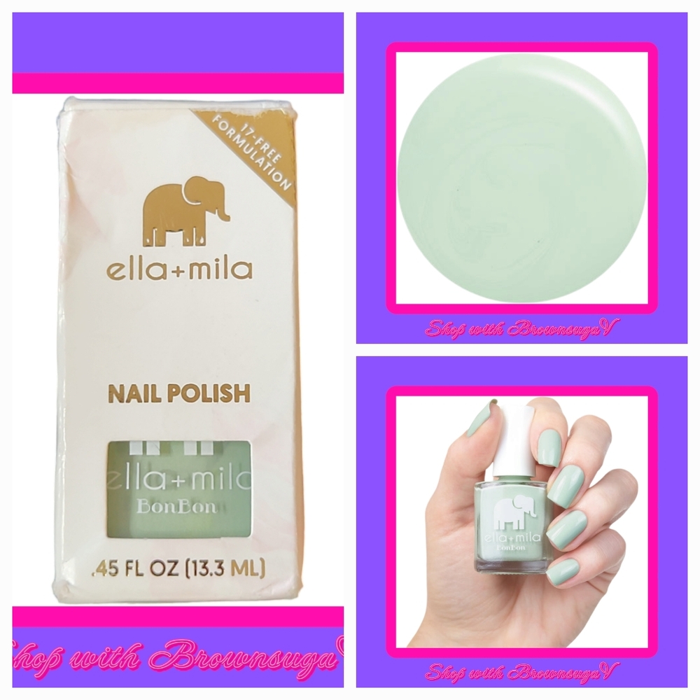 Ella + Mila BonBon nail polish pistache